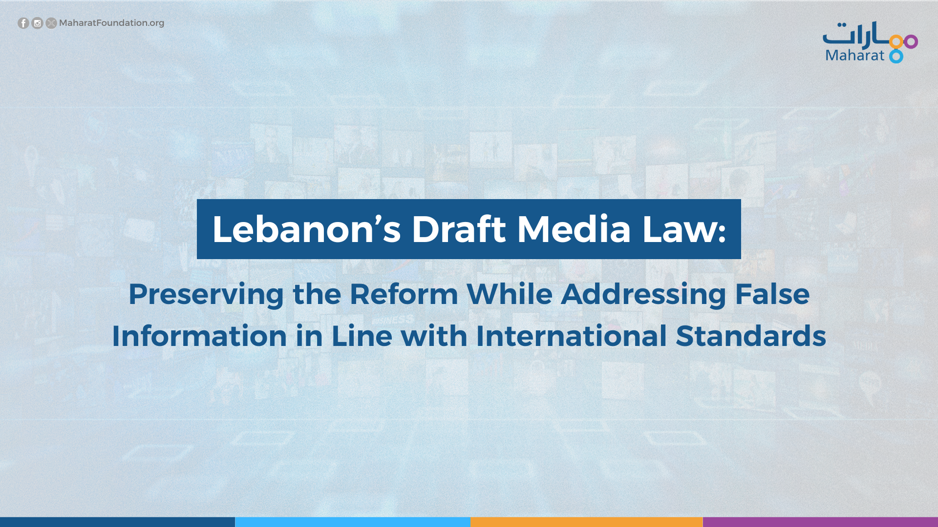 Lebanon’S Draft Media Law Report